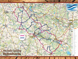 Na Vysočině vznikla nová mapa inspirující cyklisty i pěší k návštěvě Podoubraví