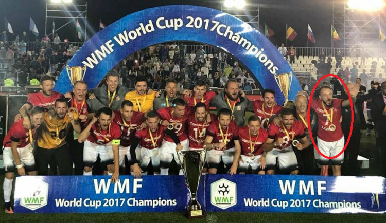 Mistr světa z Jihlavy. Daniel Kavka triumfoval s českým týmem na šampionátu v malé kopané