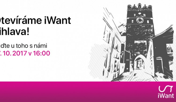 iWant Apple Premium Reseller otevírá prodejnu v Jihlavě. Buďte u toho