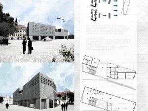 Vitríny jihlavského Prioru oživila výstava studentů. Ukazuje budoucnost centra města