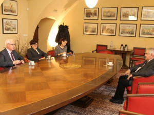 Jiří Drahoš v Jihlavě