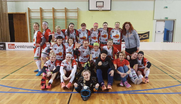 Hráčky SK nasázely v jihlavském derby FBŠ 16 branek. Odveta je na programu za dva týdny