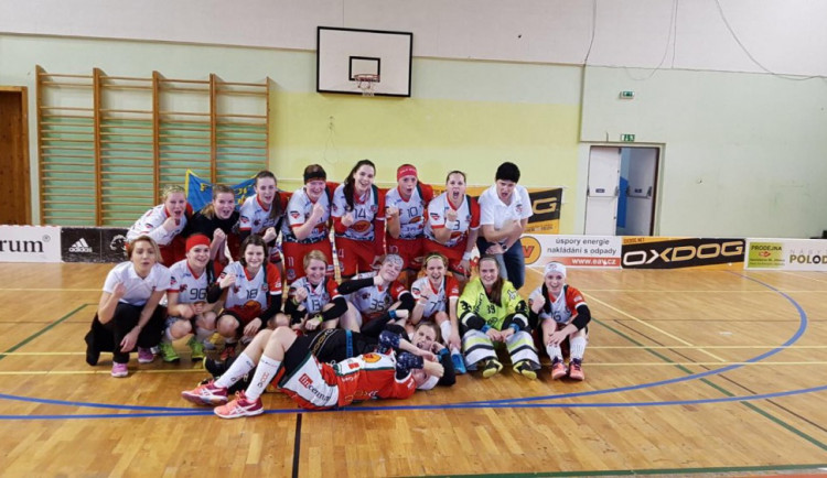 Florbalistky SK Jihlava vstoupily do nového roku vysokou výhrou, trápení FBŠ naopak pokračuje