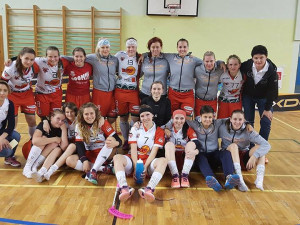Florbalistky SK Jihlava porazily v dohrávce Vysoké Mýto, v tabulce první ligy se dotáhly na střed