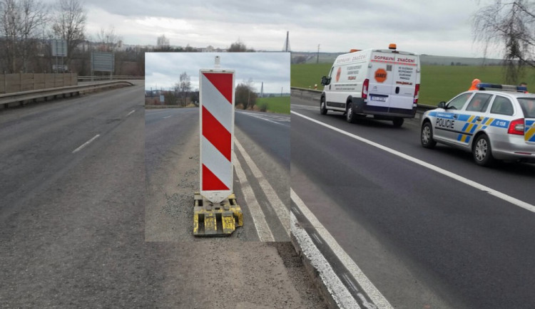 Zloději ukradli u Tábora dopravní značení. Zmizely směrovací desky i s podstavci