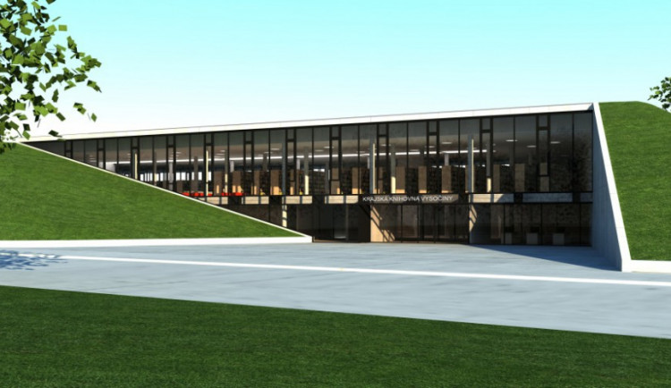Návrh krajské knihovny v Havlíčkově Brodě