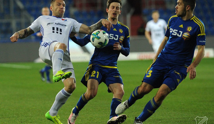 Fotbalisté bez bodu. Vysočina padla na půdě posledního Baníku Ostrava 3:1
