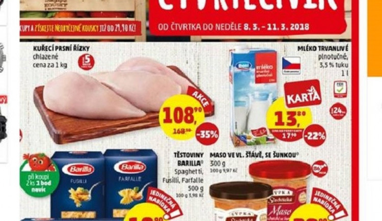 Penny Market lákal na výhodný nákup masa, výrobce ale nejspíš vědomě lhal o obsahu balení