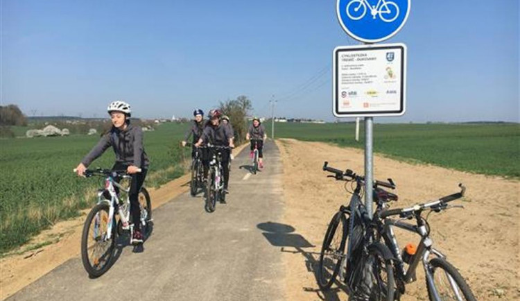 Na Třebíčsku mají novou cyklostezku. Měří tři kilometry, stála třináct milionů korun