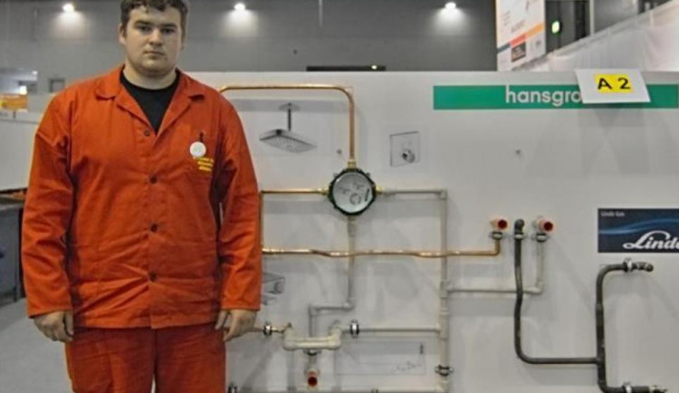 Vicemistr celostátní soutěže Učeň instalatér je z jihlavské stavebky
