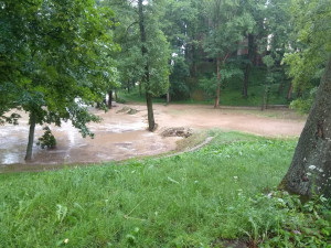 FOTO, VIDEO: Vysočinou se prohnaly bouřky a přívalové deště