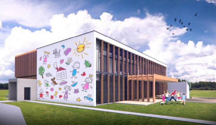 FOTO: V Jihlavě začala stavba školky Na Dolech. Stovce dětí nabídne vířivku nebo noční provoz