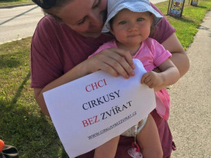 Protestu se zúčastnili i nejmenší.