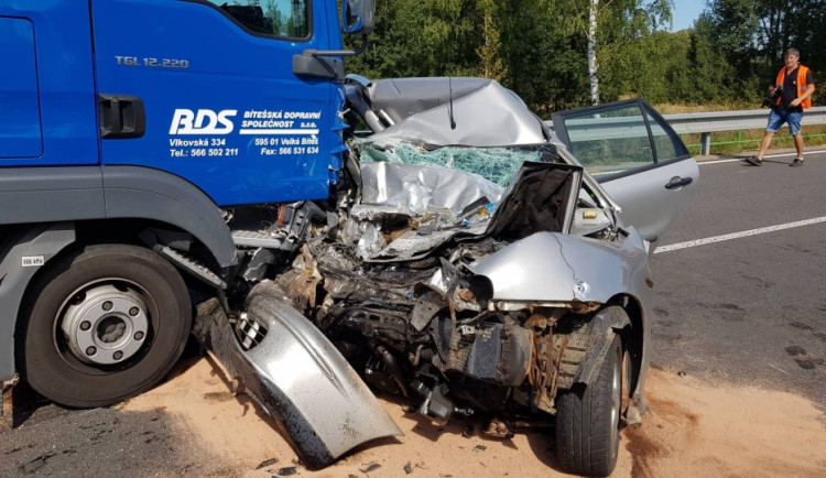 Foto z místa nehody