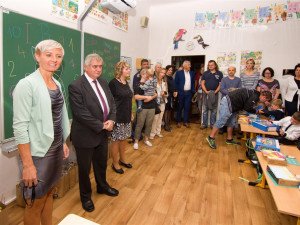 Jihlavský primátor zahájil školní rok na ZŠ T. G. Masaryka. Krajské město má 590 prvňáčků