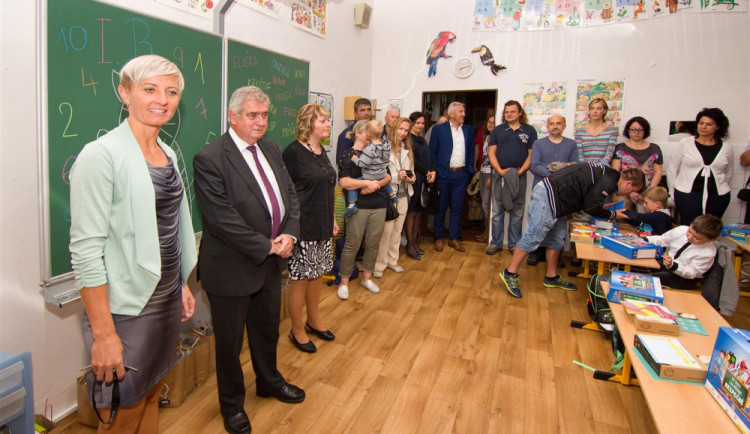 Jihlavský primátor Rudolf Chloupek zahájil školní rok na ZŠ T. G. Masaryka