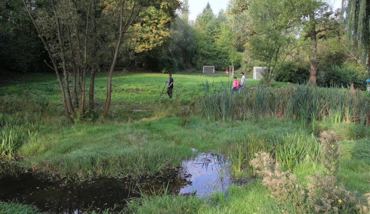 Bývalá vodní nádrž na Skalce bude přírodní učebnou a zimovištěm pro obojživelníky