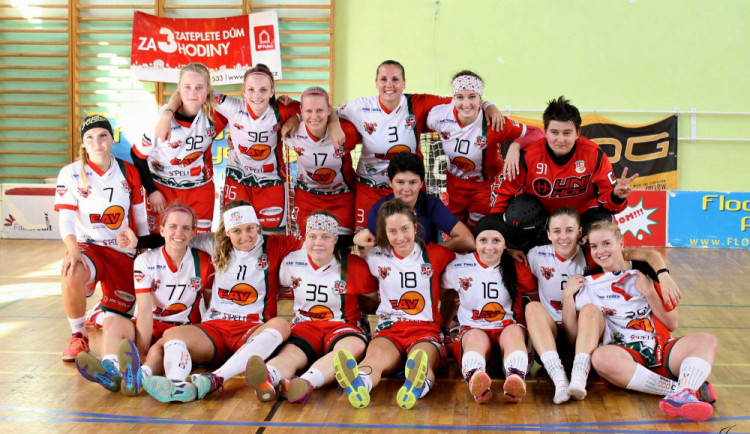 Jihlavské florbalistky vyhrály ve Rtyni a posunuly se do horní poloviny tabulky první ligy