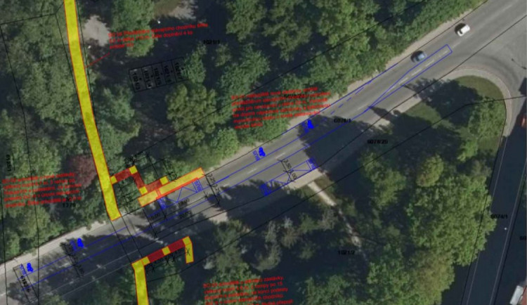 Jihlava bude mít novou zastávku. Vznikne hned na začátku opraveného Brněnského mostu