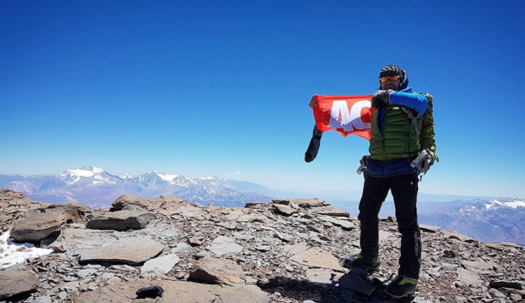 Novoměstský Radek Jaroš dobyl Aconcaguu, do ceněné Koruny světa mu zbývají dvě hory