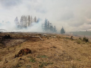 U Henčova hoří les a tráva, zasahuje šest hasičských jednotek