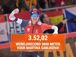 Neskutečné! Martina Sáblíková překonala svůj týden starý světový rekord a ovládla Světový pohár