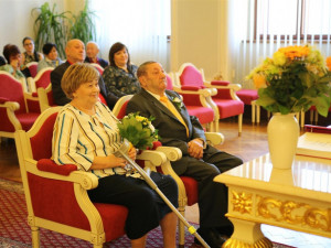 Bohumila a Alois jsou svoji již 60 let, na jihlavské radnici oslavili diamantovou svatbu