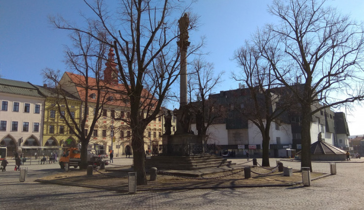 Jihlava bude restaurovat mariánský sloup na náměstí.