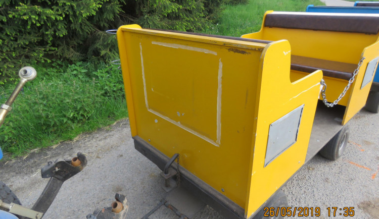 Podomácku vyrobený vláček