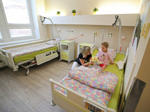 FOTO: Dětští pacienti v jihlavské nemocnici mají opravený další pokoj. Je s motivy zvířat