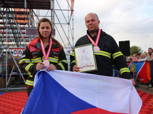 Jihlavský hasič Viliam Klein získal dvě medaile na mezinárodních závodech v Bělorusku