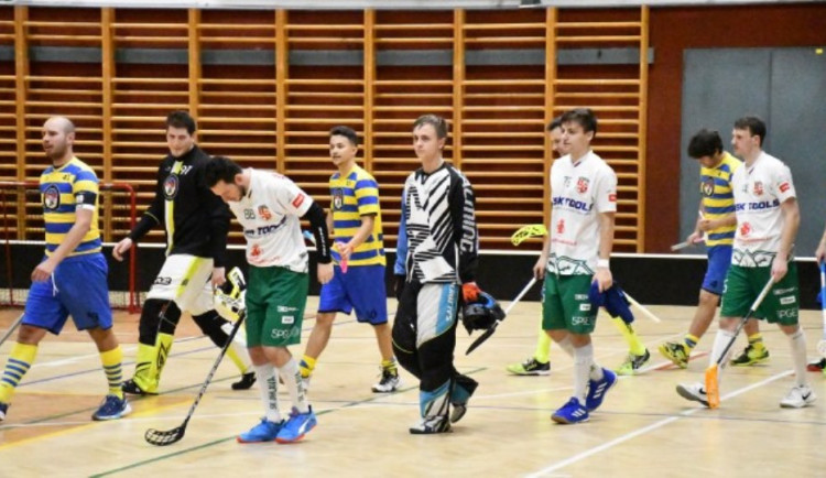 Florbalisté jihlavského SK v utkání s Pacovem ani jednou nevedli, přesto mají dva body