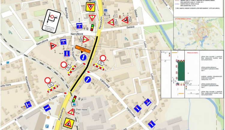 DOPRAVNÍ INFO: Pokládání asfaltu omezí provoz v Revoluční ulici v Třešti