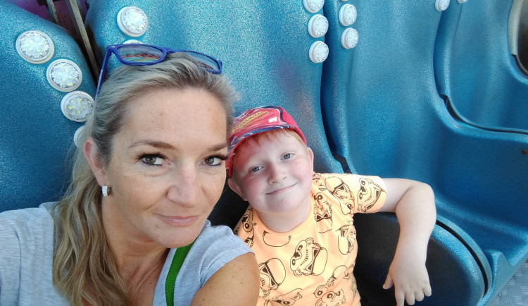 Martínek a jeho maminka Monika