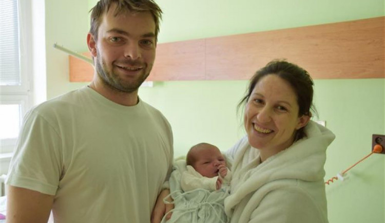 Místo rekonstrukce narození Verunky. První miminko nového roku na Vysočině navštívil hejtman