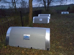 Bezdomovci v Jihlavě mohou přespat ve speciálním iglú. Jedno z nich je i pro dvojici