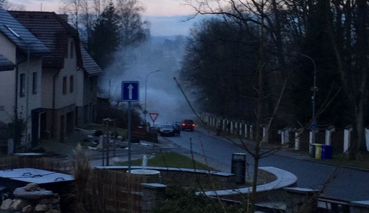 Hasiči z Třeště vyjížděli k požáru osobního auta. Hořelo na Fritzově ulici