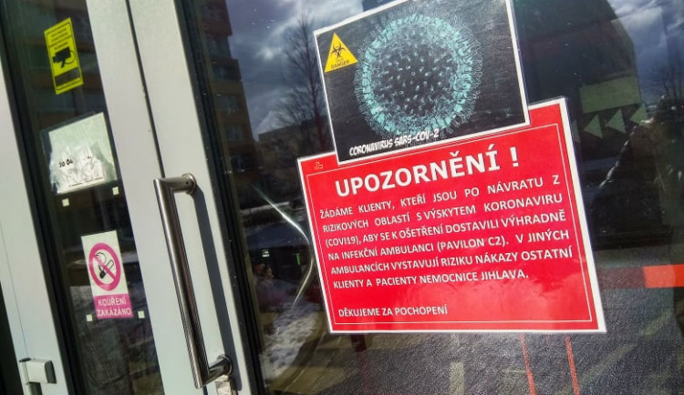 V karanténě kvůli koronaviru je na Vysočině 31 lidí. Test v našem kraji proběhl jedenáctkrát