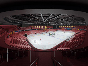 FOTO: Horácká aréna s korunou ježka. Bude měnit barvy jako chameleon