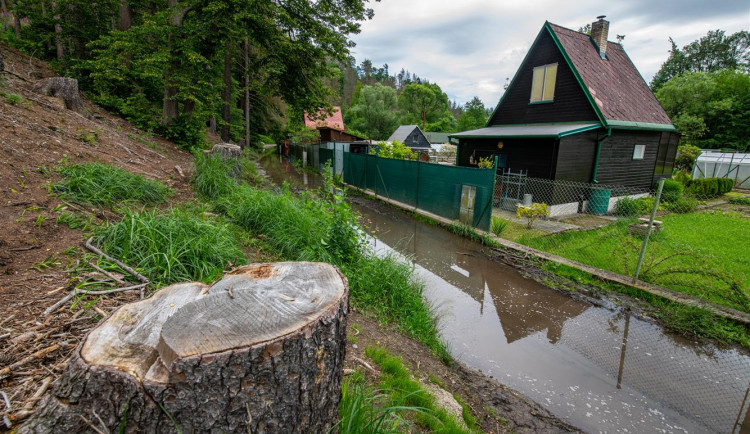 Deště zneprůjezdnily cyklostezku do Luk, od pondělí bude kvůli opravě uzavřena