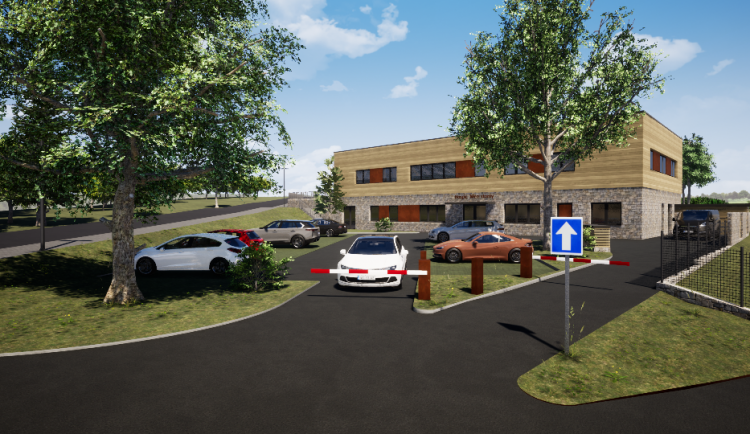 Vizualizace prvního domácího hospicu na Vysočinu