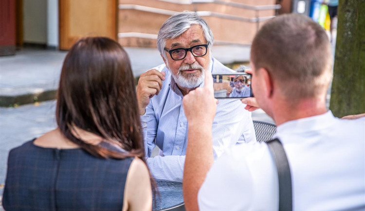 Jiří Bartoška přijel do Jihlavy