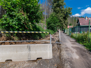 Cyklostezka na Luka je již průjezdná, kompletní oprava se provede mimo hlavní sezónu