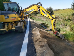 Vysočina má další opravené úseky silnic. Hotovo je u Štoků, na I/19 se finišuje