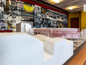 Prohlédněte si model Horácké arény. Již ve středu před zápasem jihlavské Dukly