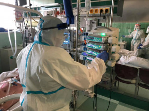 Na infekčním oddělení jihlavské nemocnice se aktuálně starají o 35 pacientů s covidem