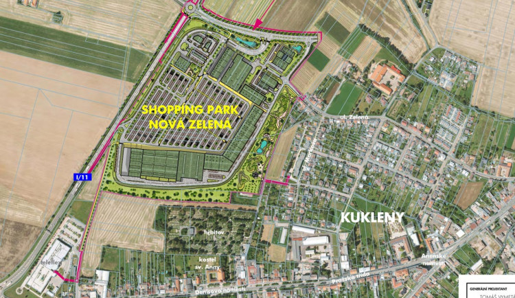 Kraj nařídil podrobnou studii pro stavbu nového Shopping Parku Nová Zelená. Občané budou mít možnost vznést své připomínky