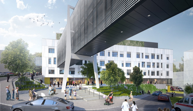 Budoucí podoba nového pavilonu (vizualizace)