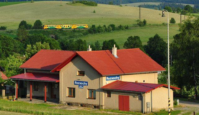 Drážní objekt v železniční stanici Rozsochy na Žďársku
