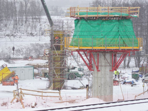 Foto ze stavby ze dne 11. 2.2021